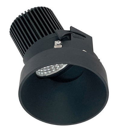 Nora Lighting NIO-4RTSLA40XBB/10 4 Inch Iolite LED Round Trimless Adjustable Slot, 1000lm / 14W, 4000K, Black