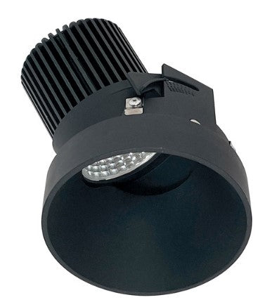 Nora Lighting NIO-4RTSLA50XBB 4 Inch Iolite LED Round Trimless Adjustable Slot, 800lm / 14W, 5000K, Black