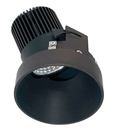Nora Lighting NIO-4RTSLA50XBZ/10 4 Inch Iolite LED Round Trimless Adjustable Slot, 1000lm / 14W, 5000K, Bronze