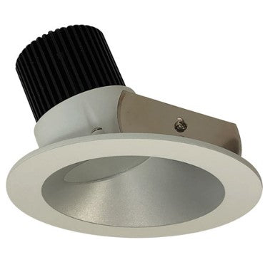 Nora Lighting NIO-4RW35XHW/10 4 Inch Iolite LED Round Wall Wash, 1000lm / 14W, 3500K, Haze Reflector / White Flange