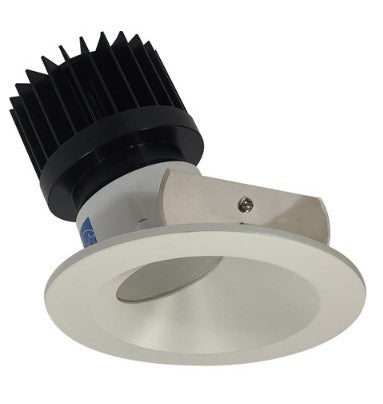 Nora Lighting NIO-4RW35XWW/HL 4 Inch Iolite LED Round Wall Wash, 1500lm/2000lm (varies by housing), 3500K, White Reflector / White Flange