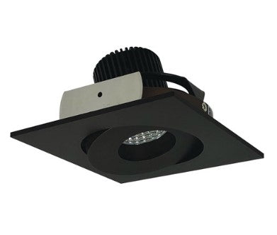 Nora Lighting NIO-4SG27QBZ 4 Inch Iolite LED Square Adjustable Gimbal, 10-Degree Optic, 850lm / 12W, 2700K, Bronze Finish
