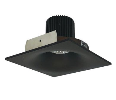 Nora Lighting NIO-4SNB27QBZ 4 Inch Iolite LED Square Bullnose, 10-Degree Optic, 850lm / 12W, 2700K, Bronze Finish