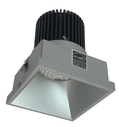 Nora Lighting NIO-4STLNDC27QHZ 4 Inch Iolite LED Square Trimless Downlight, 10-Degree Optic, 850lm / 12W, 2700K, Haze Finish