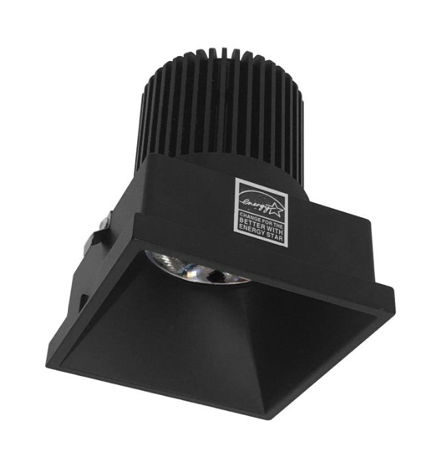 Nora Lighting NIO-4STLNDC30QBB 4 inch Iolite Led Square Trimless Downlight Black Finish
