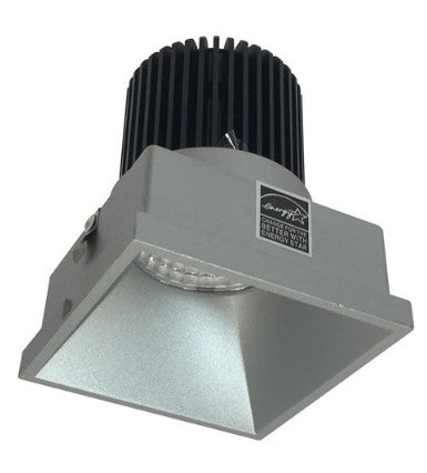 Nora Lighting NIO-4STLNDC40QHZ 4 Inch Iolite LED Square Trimless Downlight, 10-Degree Optic, 850lm / 12W, 4000K, Haze Finish