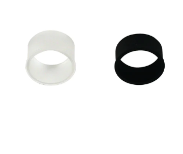 Nora Lighting NIO-AS26MPW 1" Matte Powder White Opaque Recessed Snoot for 2" & 4" Iolite Trims
