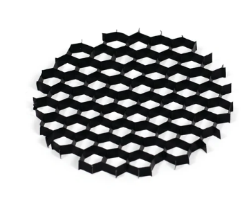 Nora Lighting NIO-HC Hex Cell Louver Accessory for 2" & 4" Iolite Trims Black Finish