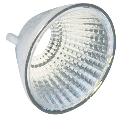 Nora Lighting NIO-REFLTIR25 Premium 25 Degree TIR Recessed Optic for 2" & 4" Iolite Trims Clear Finish