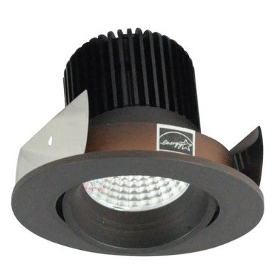 Nora Lighting NIOB-2RC40QBZ 2 Inch Iolite LED Round Adjustable Cone Reflector, 10-Degree Optic, 850lm / 12W, 4000K, Bronze Reflector / Bronze Flange