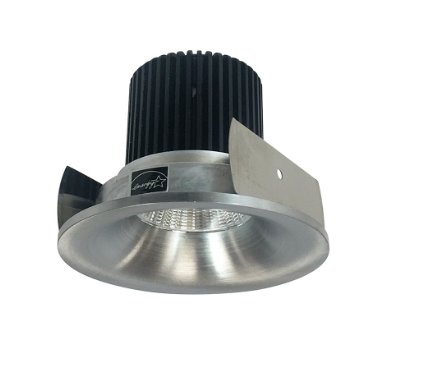 Nora Lighting NIOB-2RNB30QNN 2" Iolite LED Round Bullnose, 10-Degree Optic, 850lm / 12W, 3000K, Natural Metal Finish