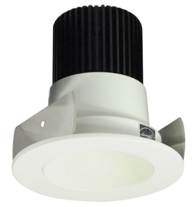 Nora Lighting NIOB-2RNDC27QWW 2" Iolite LED Round Reflector, 10-Degree Optic, 850lm / 12W, 2700K Color Temperature, White Reflector / White Flange Finish