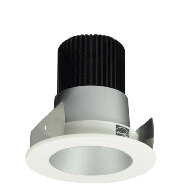 Nora Lighting NIOB-2RNDC30QHW 2 Inch Iolite LED Round Reflector, 10-Degree Optic, 850lm / 12W, 3000K, Haze Reflector / White Flange