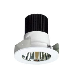 Nora Lighting NIOB-2RNDC30XCMPW/10 2 inch Iolite Led Round Reflector Specular Clear Reflector Matte Powder White Flange Finish