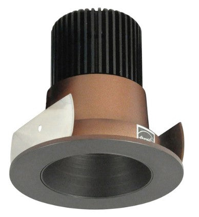 Nora Lighting NIOB-2RNDC35QBZ 2 Inch Iolite LED Round Reflector, 10-Degree Optic, 850lm / 12W, 3500K, Bronze Reflector / Bronze Flange