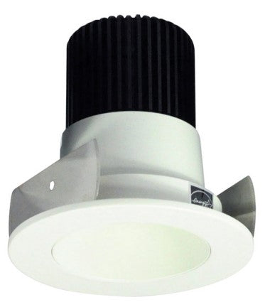 Nora Lighting NIOB-2RNDC35QMPW 2" Iolite LED Round Reflector, 10-Degree Optic, 850lm / 12W, 3500K, Matte Powder White Reflector / Matte Powder White Flange