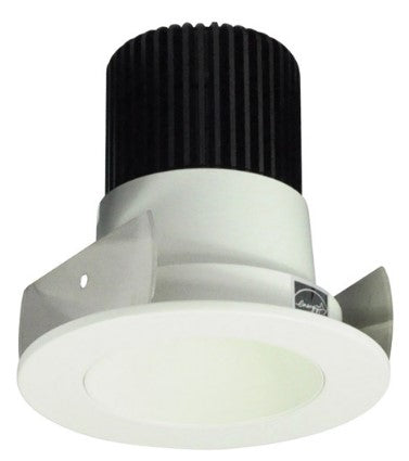 Nora Lighting NIOB-2RNDC35QWW 2 Inch Iolite LED Round Reflector, 10-Degree Optic, 850lm / 12W, 3500K, White Reflector / White Flange