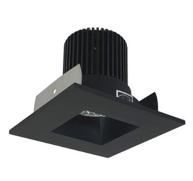 Nora Lighting NIOB-2SNDSQ35QBB 2 Inch Iolite LED Square Reflector with Square Aperture, 10-Degree Optic, 850lm / 12W, 3500K, Black Reflector / Black Flange