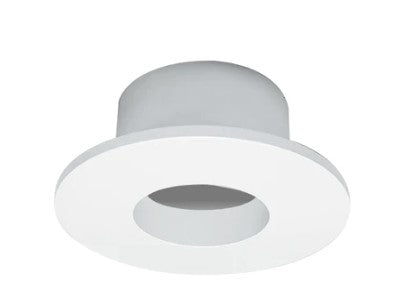 Nora Lighting NIOC-1RNGMPW Iolite 1" Round Can-less Downlight Trim Matte Powder White Finish