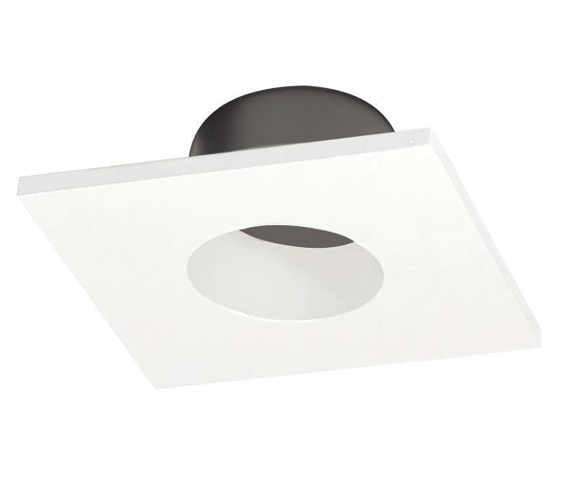 Nora Lighting NIOC-1SNGWW Iolite 1" Square Can-less Downlight Trim White Finish