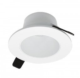 Nora Lighting NIOC-2RNDCMPW 2" Iolite Can-less Round Downlight Trim, Matte Powder White Finish