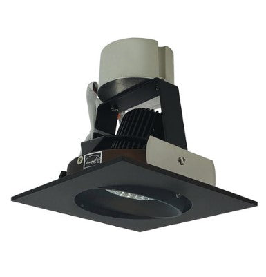 Nora Lighting NIR-4SC30XBZ/10 4 Inch Iolite LED Square Adjustable Cone Retrofit, 1000lm / 12W, 3000K, Bronze Reflector / Bronze Flange