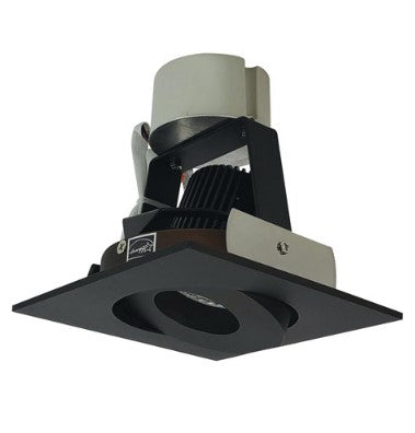Nora Lighting NIR-4SG27XBZ/10 4 Inch Iolite LED Square Adjustable Gimbal Retrofit, 1000lm / 12W, 2700K, Bronze Finish