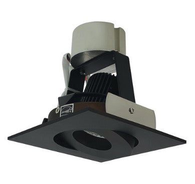 Nora Lighting NIR-4SG30XBZ/10 4 Inch Iolite LED Square Adjustable Gimbal Retrofit, 1000lm / 12W, 3000K, Bronze Finish
