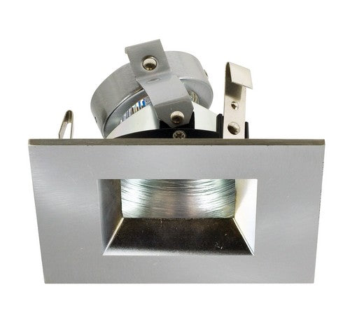 Nora Lighting NL-4857BB 4" Square Regressed, Adjustable Reflector for Round housings Black Reflector / Black Regressed / Black Trim