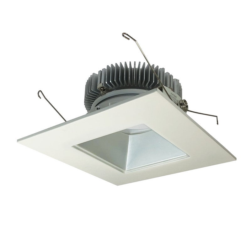 Nora Lighting NLCB2-6561535HZW 6 Inch Cobalt 22W, 3500K, Haze/White Finish LED High Lumen Square Reflector with Square Aperture