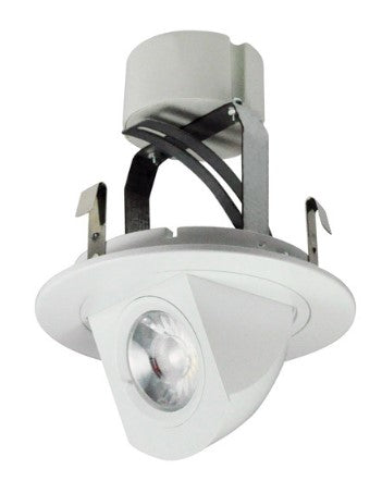 Nora Lighting NLCBC-47027XMPW/A 4 Inch Cobalt Retrofit Elbow, 800lm, 2700K, Matte Powder White
