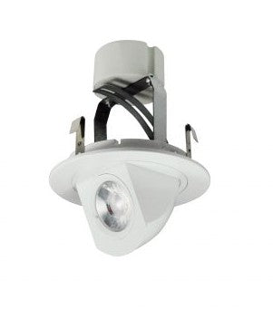 Nora Lighting NLCBC-47035XMPW/A 4 Inch Cobalt Retrofit Elbow, 800lm, 3500K, Matte Powder White