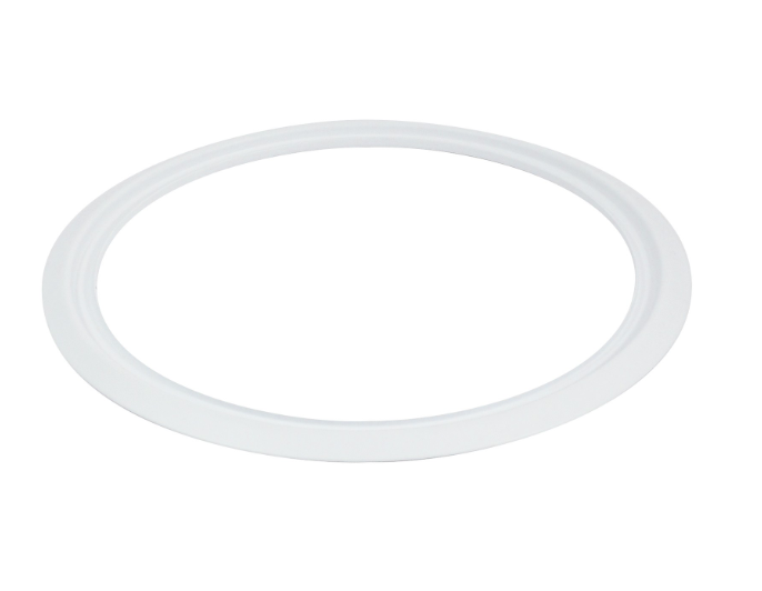Nora Lighting NLCBC-6OR-MPW 6 Inch Oversize Ring For Cobalt & Click, Matte Powder White