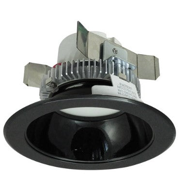 Nora Lighting NLCBC2-45127BB/10LE4 4 Inch Cobalt Click LED Retrofit, Round Reflector, 1000lm / 12W, 2700K, Black Reflector / Black Flange, 120V-277V input; Triac / ELV / 0-10V dimming