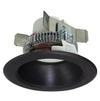 Nora Lighting NLCBC2-45130BZBZ/10LE4 4 Inch Cobalt Click LED Retrofit, Round Reflector, 1000lm / 12W, 3000K, Bronze Reflector / Bronze Flange, 120V-277V input; Triac / ELV / 0-10V dimming
