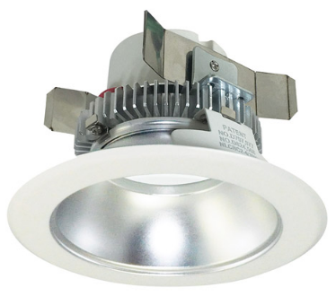 Nora Lighting NLCBC2-45135DW/10LE4EM 4" Cobalt Click LED Retrofit, Round Reflector, 750lm / 10W, 3500K Color Temperature, Diffused Clear Reflector / White Flange Finish 120V-277V input Triac / ELV / 0-10V dimming