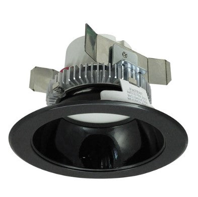 Nora Lighting NLCBC2-45140BB/ALE4 4 Inch Cobalt Click LED Retrofit, Round Reflector, 750lm / 10W, 4000K, Black Reflector / Black Flange, 120V-277V input; Triac / ELV / 0-10V dimming