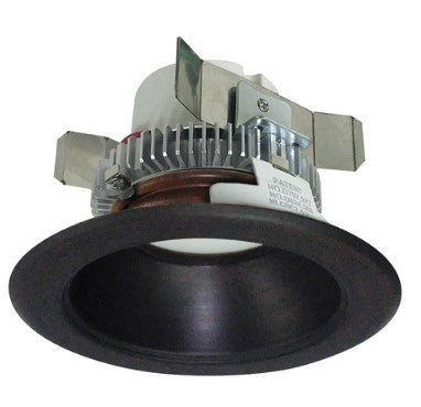 Nora Lighting NLCBC2-45140BZBZ/ALE4 4 Inch Cobalt Click LED Retrofit, Round Reflector, 750lm / 10W, 4000K, Bronze Reflector / Bronze Flange, 120V-277V input; Triac / ELV / 0-10V dimming