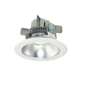 Nora Lighting NLCBC2-45140DW/ALE4 4 Inch Cobalt Click LED Retrofit, Round Reflector, 750lm / 10W, 4000K, Diffused Clear Reflector / White Flange, 120V-277V input; Triac / ELV / 0-10V dimming