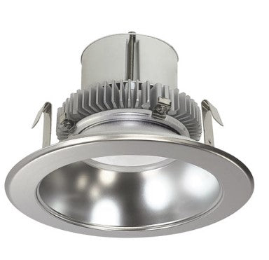 Nora Lighting NLCBC2-45140NN/10LE4EM 4 Inch Cobalt Click LED Retrofit, Round Reflector, 1000lm / 12W, 4000K, Natural Metal Reflector / Natural Metal Flange, 120V-277V input; Triac / ELV / 0-10V dimming, Pre-Wired for Emergency