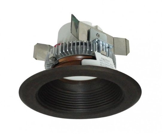 Nora Lighting NLCBC2-45227BZBZ/A 4" Cobalt Click 750LM LED Retrofit, Round Baffle, 10W, 2700K, 120V Triac/ELV Dimming, Bronze