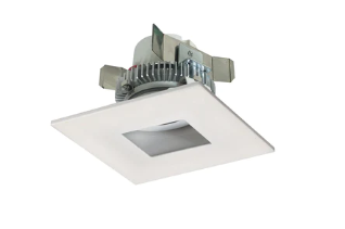 Nora Lighting NLCBC2-45535WW/10 4" Cobalt Click LED Retrofit, Square Pinhole, 1000lm / 12W, 3500K, White Flange