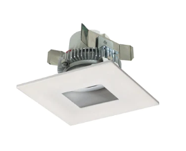 Nora Lighting NLCBC2-45535WW/A 4" Cobalt Click LED Retrofit, Square Pinhole, 750lm / 10W, 3500K, White Flange