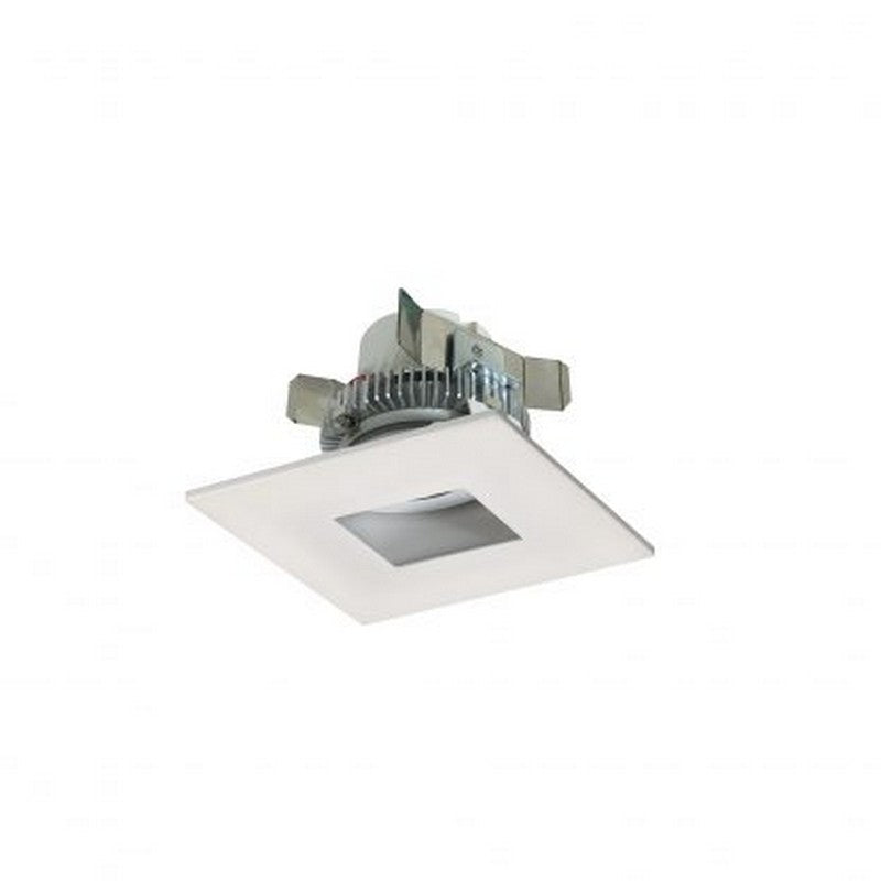 NORA Lighting NLCBC2-45530WW/10 12W 4 Inch LED Cobalt Click Retrofit Square Pinhole White Finish 3000K 1000lm 120V