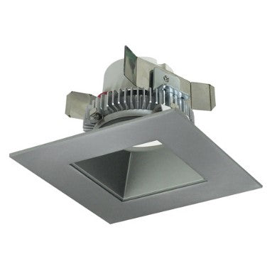 Nora Lighting NLCBC2-45627NN/10 4 Inch Cobalt Click LED Retrofit, Square Reflector, 1000lm / 12W, 2700K, Natural Metal Reflector / Natural Metal Flange