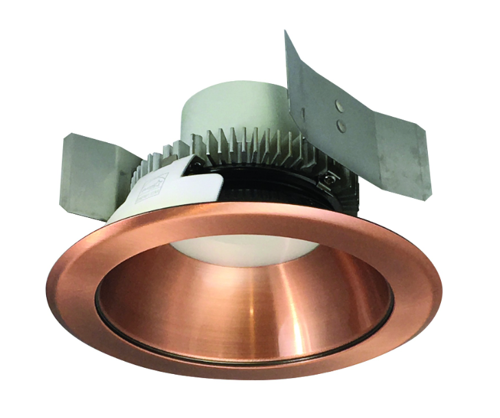 Nora Lighting NLCBC2-55130COCO/10 5" Cobalt Click LED Retrofit, Round Reflector, 1000lm / 12W, 3000K, Copper Reflector / Copper Flange