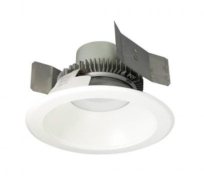 Nora Lighting NLCBC2-55135MPW/10 5 Inch Cobalt Click LED Retrofit, Round Reflector, 1000lm / 12W, 3500K, Matte Powder White Reflector / Matte Powder White Flange