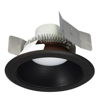 Nora Lighting NLCBC2-55140BZBZ/ALE4 5 Inch Cobalt Click LED Retrofit, Round Reflector, 750lm / 10W, 4000K, Bronze Reflector / Bronze Flange, 120V-277V input; Triac / ELV / 0-10V dimming