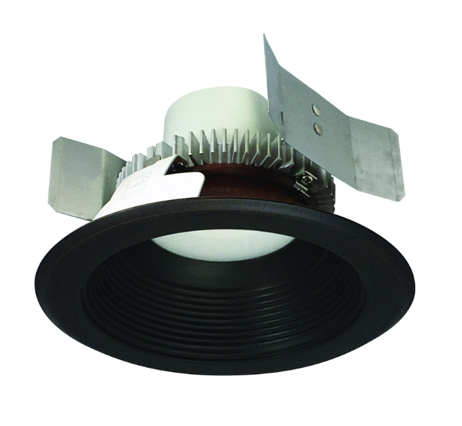 Nora Lighting NLCBC2-55235BZBZ/10 5" Cobalt Click LED Retrofit, Baffle, 1000lm / 12W, 3500K, Bronze Baffle / Bronze Flange