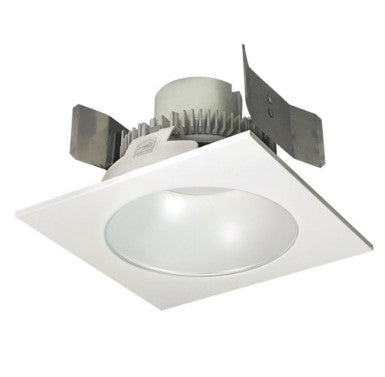 Nora Lighting NLCBC2-553CDWW/A 5 Inch Cobalt Click LED Retrofit, Square Reflector with Round Aperture, 750lm / 10W, Comfort Dim, White Reflector / White Flange